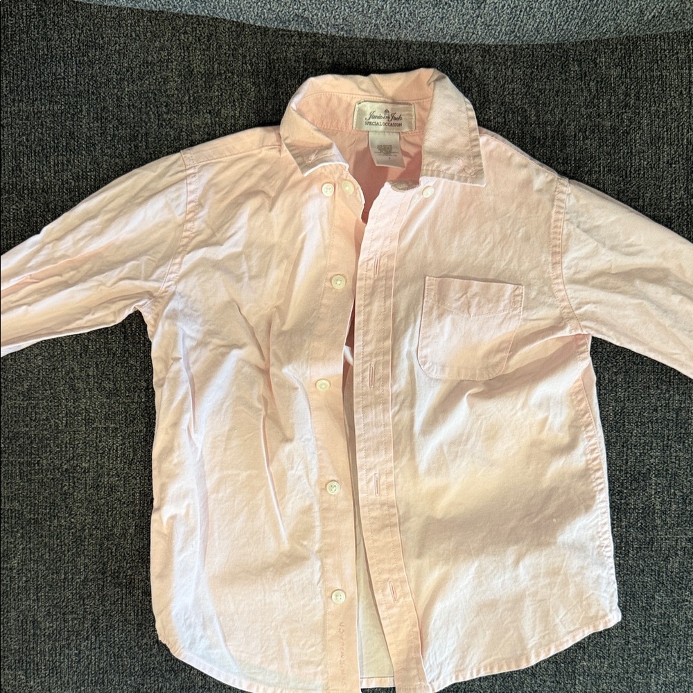 Ralph Lauren Light Pink Kids Button Down Shirt